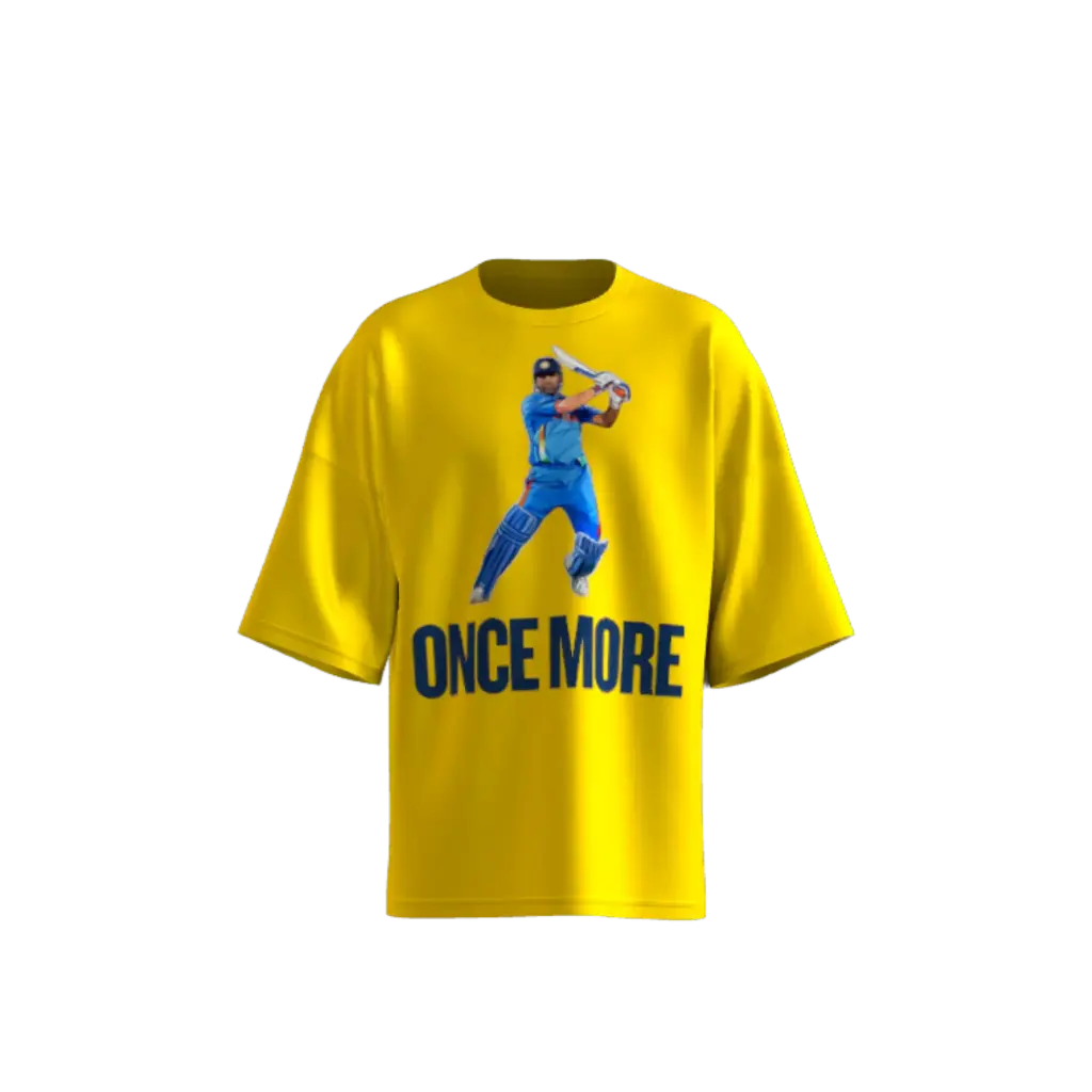 ONCE MORE CSK T-SHIRT