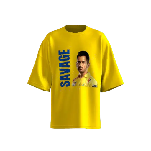SAVAGE DHONI CSK T-SHIRT 